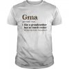 Leopard Gma Definition Grandma Shirt