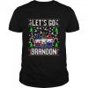 Let’s Go Brandon Us Flag Ugly Christmas Sweater Shirt