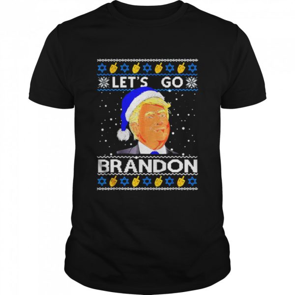 Let’s go Branson Brandon Happy Hanukkah Ugly Christmas T-Shirt