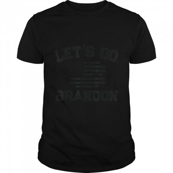 Let’s Go Brandon Funny Anti Biden US Flag Political Gift T-Shirt