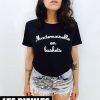 Mademoiselle En Basket T-Shirt Citation Feminisme Classique