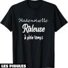 Mademoiselle En Basket T-Shirt Raleuse A Plein Temps