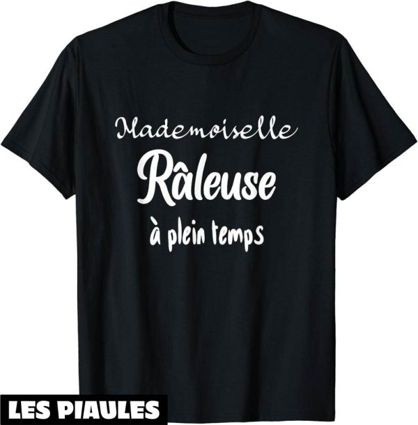 Mademoiselle En Basket T-Shirt Raleuse A Plein Temps
