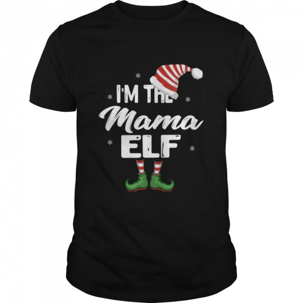 Mama Elf Shirt Matching Christmas Family Caring Xmas Langarmshirt Shirt