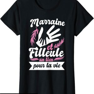 Marraine Filleul T-Shirt Un Lien Pour La Vie Cadeau Marraine Filleul T-Shirt Un Lien Pour La Vie Cadeau