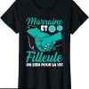 Marraine Filleul T-Shirt Un Lien Pour La Vie Tante Cadeau