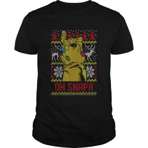 Marvel Thanos Oh Snap!! Ugly Christmas T-Shirt