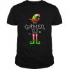 Matching Family Christmas The Gamer Elf Shirt