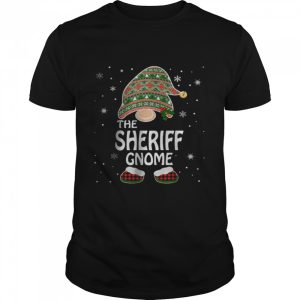 Matching Family Costumes The Sheriff Gnome Christmas T-Shirt
