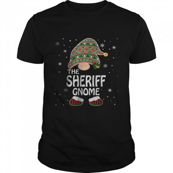 Matching Family Costumes The Sheriff Gnome Christmas T-Shirt