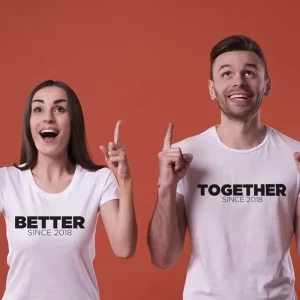 Meilleur t-shirt de couple togheter