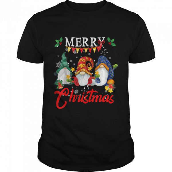 Merry Christmas Gnomies Christmas Gnome Xmas Women T-Shirt