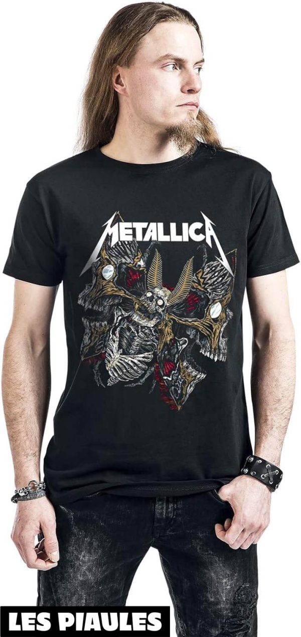 Metallica T-Shirt Generique And Justice For All Tracklist