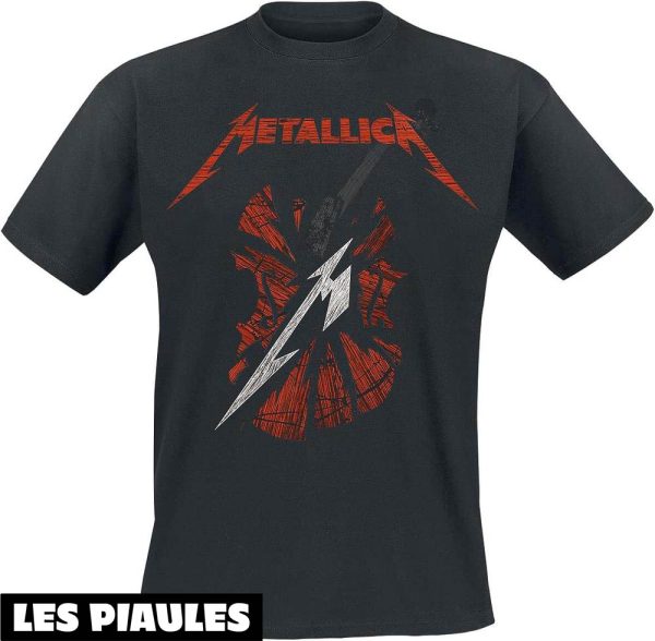 Metallica T-Shirt Generique Scratch Cello Manches