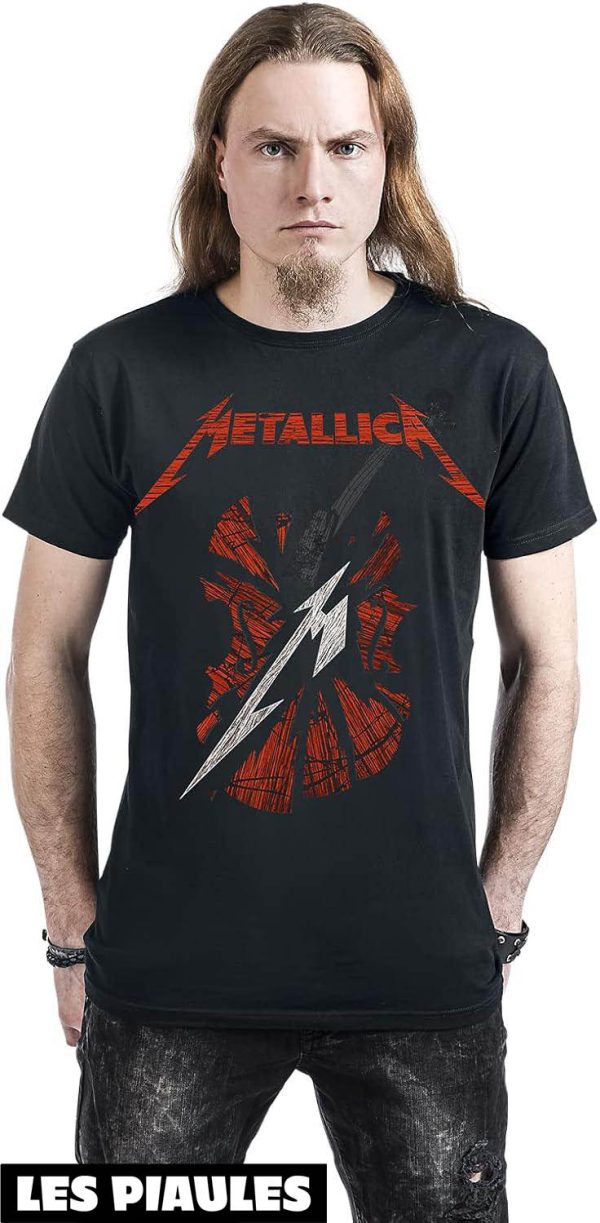 Metallica T-Shirt Generique Scratch Cello Manches