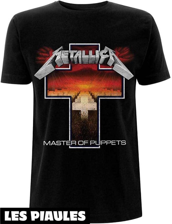 Metallica T-Shirt Master Of Puppets Cross Vintage