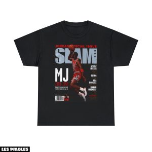 Michael Jordan T-Shirt Chicago Bulls Slam Cover Nba Michael Jordan T-Shirt Chicago Bulls Slam Cover Nba