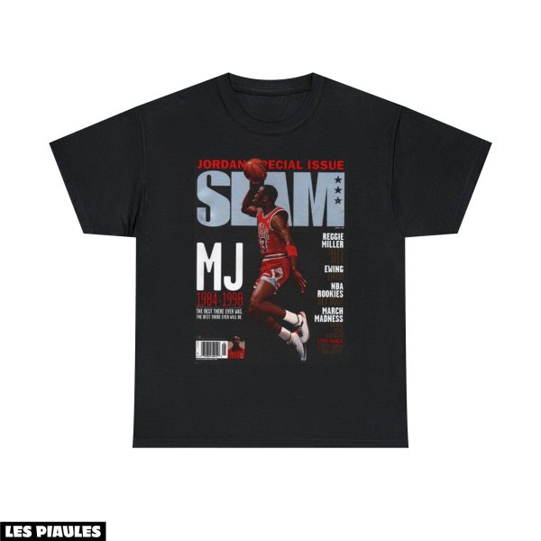 Michael Jordan T-Shirt Chicago Bulls Slam Cover Nba