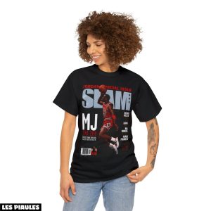 Michael Jordan T-Shirt Chicago Bulls Slam Cover Nba Michael Jordan T-Shirt Chicago Bulls Slam Cover Nba