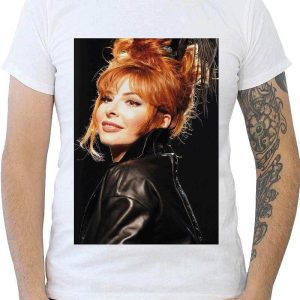 Mylene Farmer T-Shirt Chanteur Parolier Ecrivain Vintage