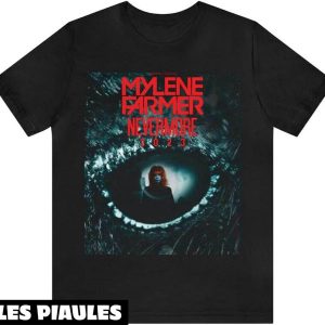 Mylene Farmer T-Shirt Jeanne Gautier Lover Chanteur Mylene Farmer T-Shirt Jeanne Gautier Lover Chanteur