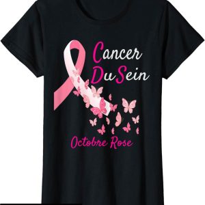 Octobre Rose T-Shirt De Sensibilisation Au Cancer Du Sein Octobre Rose T-Shirt De Sensibilisation Au Cancer Du Sein