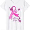 Octobre Rose T-Shirt Lutte Au Cancer Du Sein Sensibilisation
