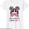 Octobre Rose T-Shirt Mois De Sensibilisation Cancer Du Sein