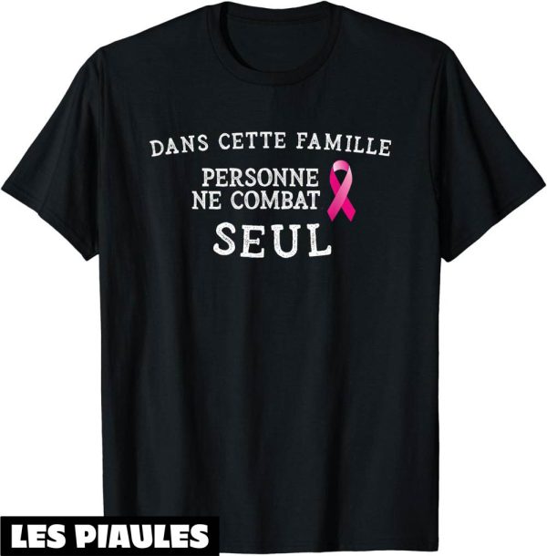 Octobre Rose T-Shirt Ruban Lutte Contre Cancer Du Sein