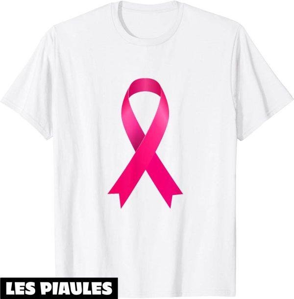 Octobre Rose T-Shirt Ruban Sensibilisation Au Cancer Du Sein