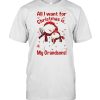 Official Snowman Santa All I want for Christmas is My Grandsons 2021 Shirt