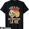 Pere Fils T-Shirt Papa Fete Des Peres Noel Cadeau