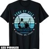 Pere Fils T-Shirt Peche Assorti Pecheur Duo Une Equipe