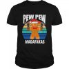 Pew Pews Madafakas Christmas Gingerbread Man With Guns Shirt