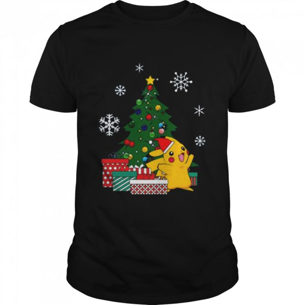 Pikachu Pokemon Christmas T-Shirt