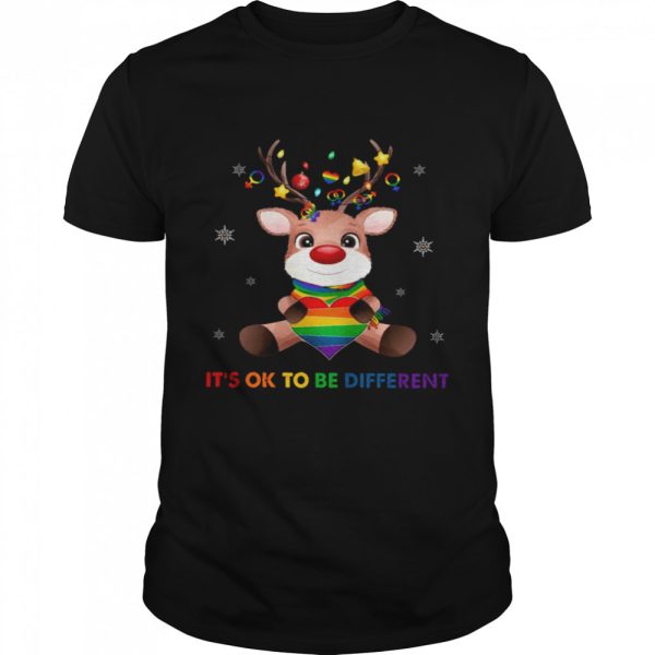 Reindeer It’s Ok To Be Different Shirt