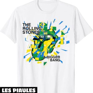 Rolling Stones T-Shirt Copacabana Officiel A Bigger Bang Blanc