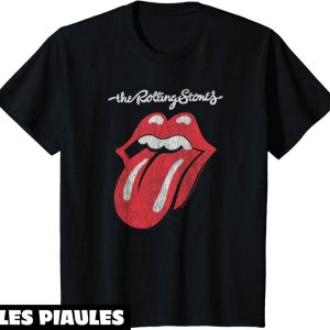 Rolling Stones T-Shirt Enfant Logo De Langue The Script Rolling Stones T-Shirt Enfant Logo De Langue The Script