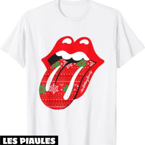 Rolling Stones T-Shirt Langue De Noel Rock N Roll Vintage