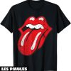 Rolling Stones T-Shirt Langue Vieillie Officielle Vintage