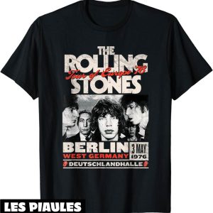 Rolling Stones T-Shirt Les Berlin 76 Rock N Roll Vintage Rolling Stones T-Shirt Les Berlin 76 Rock N Roll Vintage