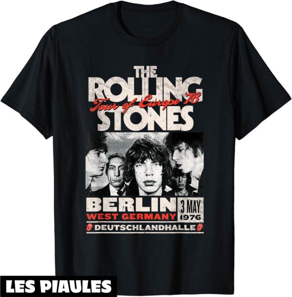 Rolling Stones T-Shirt Les Berlin 76 Rock N Roll Vintage