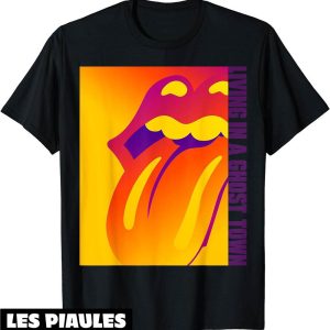 Rolling Stones T-Shirt Living In A Ghost Town Rock N Roll Rolling Stones T-Shirt Living In A Ghost Town Rock N Roll