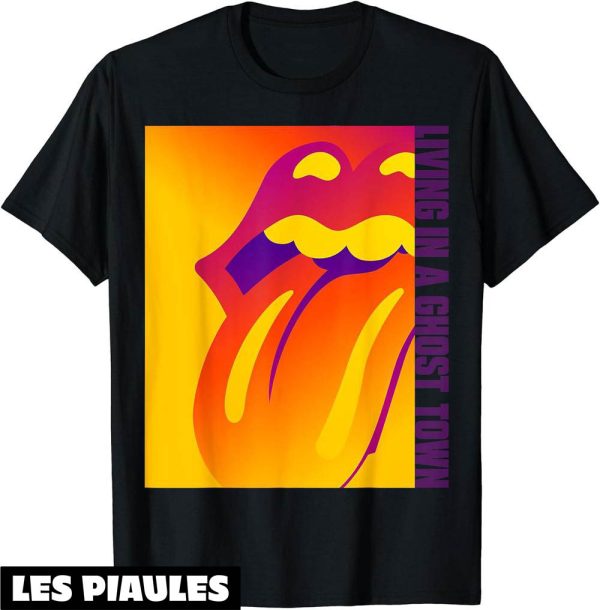 Rolling Stones T-Shirt Living In A Ghost Town Rock N Roll