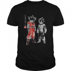 Saiyan Warriors sumi e shirt Saiyan Warriors sumi e shirt