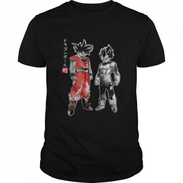 Saiyan Warriors sumi e shirt