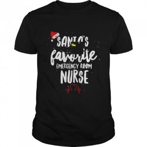 Santa’s Favorite Emergency Room Nurse Christmas T-Shirt