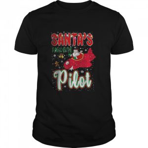 Santa’s Favorite Pilot Xmas Christmas Vacation Shirt