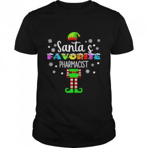 Santa’s favorite pharmacist Christmas shirt