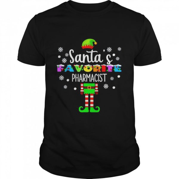 Santa’s favorite pharmacist Christmas shirt